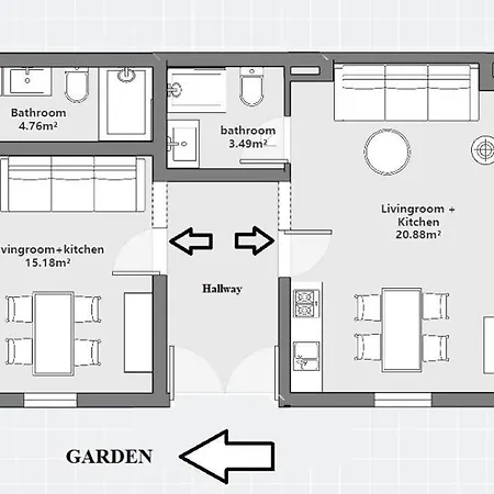 Βίλα Downtown Private Garden Free Park Βουκουρέστι